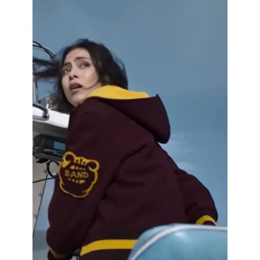 Wedding Season 2022 Rosa Salazar Maroon Hoodie