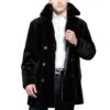 Wick Mink Fur Mid Length Soft Coat