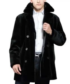 Wick Mink Fur Mid Length Soft Coat