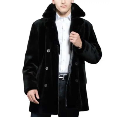 Wick Mink Fur Mid Length Soft Coat