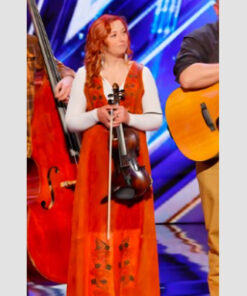 Americas Got Talent Anna Blanton Floral Vest Dress