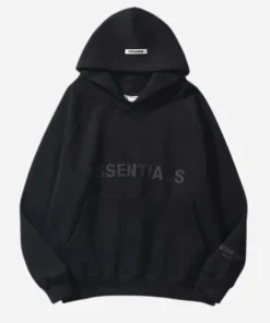 Black Essentials Hoodie