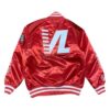 Crenshaw Victory Lap Nipsey Hussle Red Satin Jacket