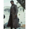 Diego Luna Grey Trench Coat