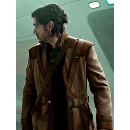 Diego Luna Star Wars Andor 2025 Cassian Andor Brown Coat