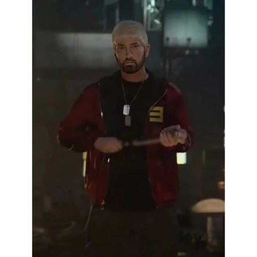 Eminem Houdini Red Hooded Jacket