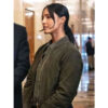 FBI Dani Rhodes Green Suede Leather Jacket