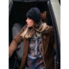 FBI Maggie Bell Brown Shearling Jacket
