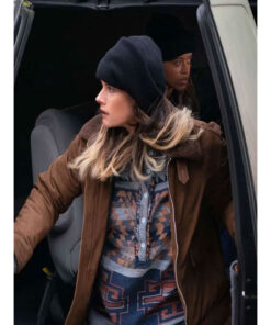 FBI Maggie Bell Brown Shearling Jacket