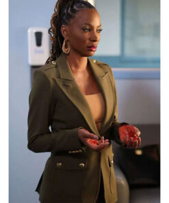 Found Gabi Mosely Green Blazer