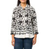 Gizelle Bryant Floral Print Shirt