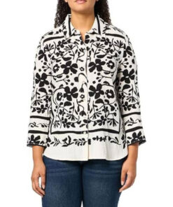 Gizelle Bryant Floral Print Shirt