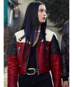 Irina Artenii Colorblock Leather Jacket
