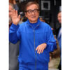 Jackie Chan NYC 2025 Blue Jacket