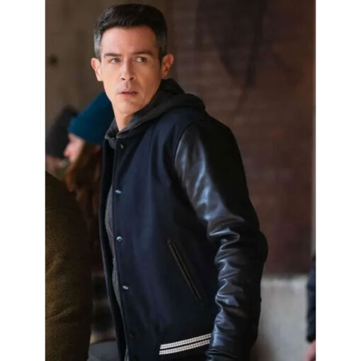 John Boyd FBI Black Varsity Jacket