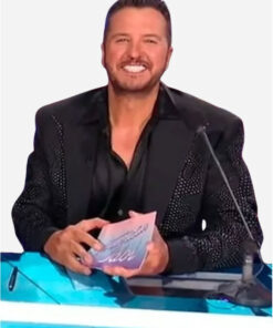 Luke Bryan Black Embellished Blazer