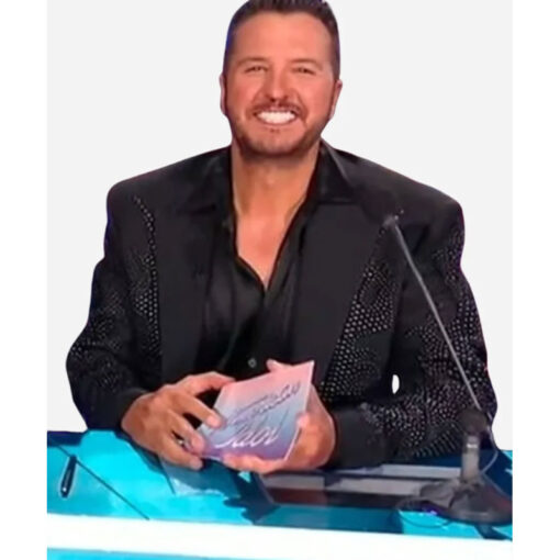 Luke Bryan Black Embellished Blazer