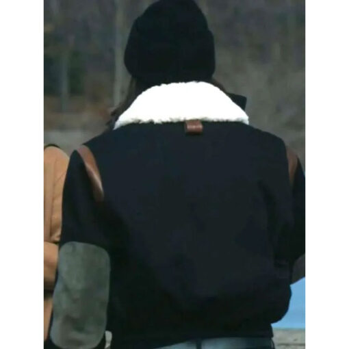 Maggie Bell FBI Shearling Bomber Jacket