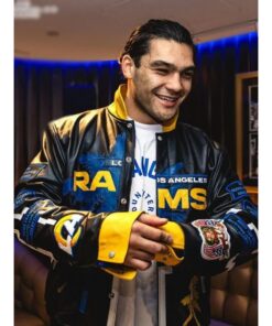 Puka Nacua Jeff Hamilton Leather Jacket