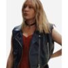 Ruby Ruin Poker Face Black Leather Vest