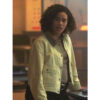 Sheryll Barnes White Cotton Jacket