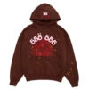 Sp5der 555 Brown Hoodie
