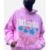 Sp5der Atlanta Pink Hoodie