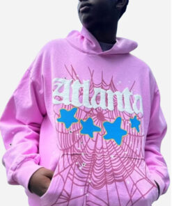 Sp5der Atlanta Pink Hoodie