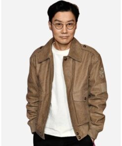 Squid Game Series Hwang Dong-hyuk Leather Jacket