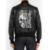 Stay Wild and Free Halloween Black Jacket