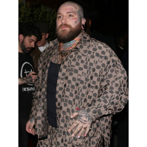 Teddy Swims Brown Suit