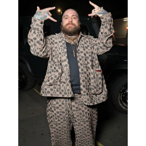 Teddy Swims Brown Suit