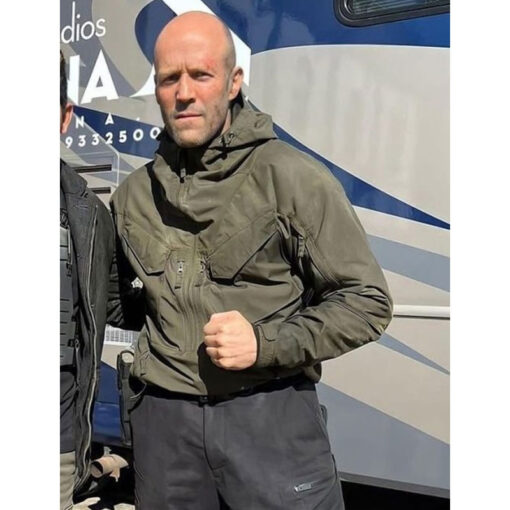 The Expendables Jason Statham Green Jacket