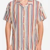 Access-Hollywood-Scott-Evans-Striped-Short-Sleeve-Shirt-For-Sale
