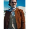 Alban Lenoir Brown Bomber Jacket