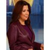 Ana Navarro The View 2025 Leather Blazer