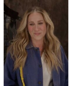 And just like that Sarah Parker Shirt Jacket