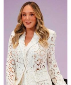 Aussie Shore Charlotte Crosby White Crochet Suit