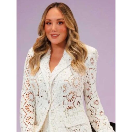Aussie Shore Charlotte Crosby White Crochet Suit