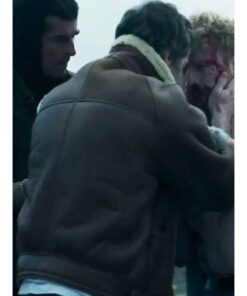 Barry Ward Salvable 2025 Brown Shearling Jacket