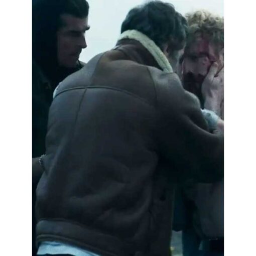Barry Ward Salvable 2025 Brown Shearling Jacket