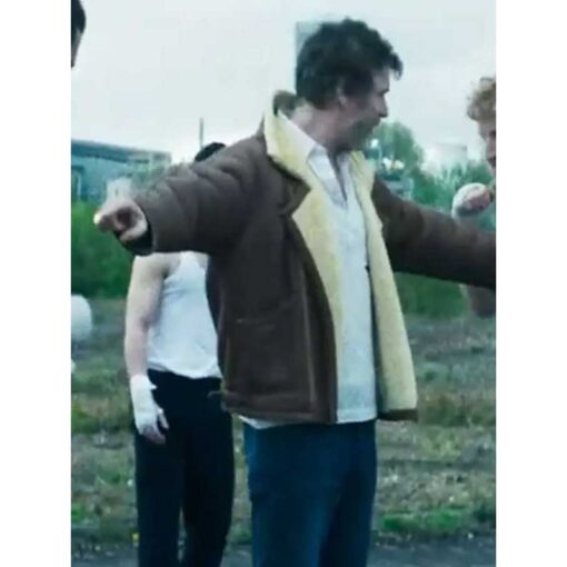Barry Ward Salvable 2025 Brown Shearling Jacket