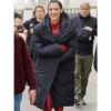 Bella Hadid The Beauty 2025 Puffer Hooded Coat