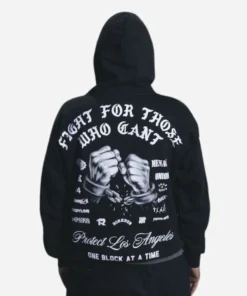 Born x Raised Protect LA Black Hoodie