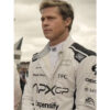 Apex F1 Brad Pitt White Racing Jacket