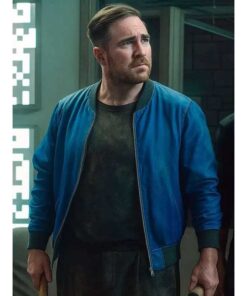 Brick 2025 Frederick Lau Blue Bomber Jacket