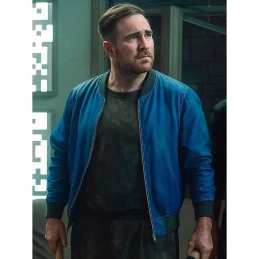 Brick 2025 Frederick Lau Blue Bomber Jacket