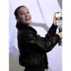 Brie Larson Leather Jacket
