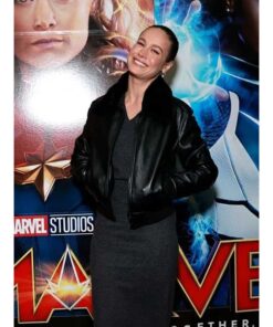 Brie Larson Leather Jacket