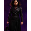 Catalina Sandino Moreno Ballerina 2025 Black Leather Coat